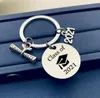 2021 Rostfritt stål Keychain Pendant Class of Graduation Season Buckle Plus Scroll Opening Ceremony Presentkort Ring 30mm grossist