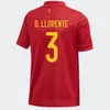 Män Kids Spanien 2021 Fotboll Jersey Camiseta Espana Paco Morata A.iniesta Pique 20 21 Alcacer Sergio Alba Kits Uniforms