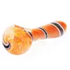 Colorful Twirl Swirly Baby Pyrex Thick Glass Smoking Tube Handpipe Portable High Quality Handmade Dry Herb Tobacco Oil Rigs Bong Pipes DHL Free