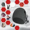 高品質の充電式電気加熱帽子3温度制御屋外スキー用のインテリジェントウォームキャップニットビーニーca hats8340644