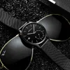 Crrju Herrklockor Lyxigt Märke Klocka Mäns Mode Sport Quartz-Watch Rostfritt Stål Mesh Strap Ultra Thin Dial Datum Klocka 210517