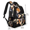 Backpack Fighting Cute Knapsack dla mężczyzn Kobiety Haikyuu Książki Kobiet School 2021210i