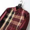 Camisa de vestir para hombre, camiseta de seda delgada de lujo, ropa de negocios informal de manga larga, talla de marca de color sólido M-4XL235s