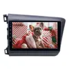 9 pollici Android 10.0 2 + 32G Car dvd Radio Lettore multimediale stereo per navigazione GPS Honda Civic 2012-2015 con WIFI RDS IPS