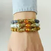 Beaded Strands Vintage Charm Bracelets Bangles Women 14 Color Selection Natural Stone Ssangyong Play Bead Bracelet Men Jewelry Trum22