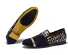 Men's Leather Nail Dress Slipper Leopard-Print Tassel Loafers Pair Shoes Fashion Penny Ball Men Cloth Shoe 270 938