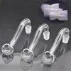 Rokende pijp 10mm 14mm 18mm mannelijke vrouwelijke duidelijke dikke pyrex glazen oliebrander waterpijpen voor oliereefs glas bongs dikke grote kommen