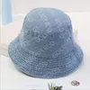 Sombreros de ala ancha 2022, sombrero de pescador vaquero lavado, estampado de letras para mujer, sombrero de pescador con protección solar Vintage Panamá, Gorras para hombres