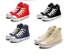 Chaussures habillées Taille 35-45 Unisexe High-Top Adult Women's Men's Canvas Shoes 13 couleurs