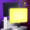 RGB LED Video Beleuchtung 50W Fotografie Beleuchtung 2000LM 3000K-6500K EU Stecker + UNS Adapter für Youtube Live Streaming Füllen Lampe