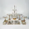 Gold Cupcake Tray Birthday Cake Tools Home Decoration Candy Bar Dessert Table Party Supplier Other Bakeware