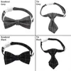 Dog Collars & Leashes Cat Grooming Pet Accessories Plaid Bow Ties Suit Formal Tie Necktie Bowknot Collar