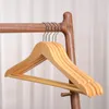 Trähängare Multifunktionell Vuxen Tjockad Non Slip Hangers Hem Garderob Torka Kläder Storage Rack Seaway RRD13166