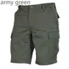 Estilo militar Camuflagem Army Cargo Shorts Homens Streetwear Casual Beach Calças 7 Cor Mens Pentágono Workout Plus Tamanho 210716