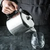 Portable Coffee Pot Kettle Stainless Steel Tea Maker For Serve Milk Pitcher Barista Espresso Percolator Tool 210423