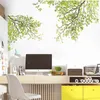 Green Tree Branch Wall Sticker Vinyl Living Room Stickers Home Decor Poster vinilos paredes Decoration 210705