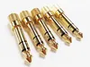 Audio Connectors, Copper Advanced 1/4" 6.35mm Stereo Male to 3.5mm Female Plug Jack Adapter/10PCS