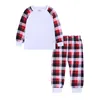 Conjunto de pijamas de Navidad para niños de la familia para niñas y niños