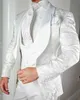 Новое поступление Одна кнопка Groomsmen Shawle отворот жених смокинги мужские костюмы свадебные / выпускные Best Man Blazer (куртка + брюки + жилет + галстук) B144 x0909