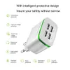 4 porty Ładowarka USB EU Plug 5 V 4A Inteligentny adapter ścienny Telefon komórkowy Urządzenie do ładowania danych dla Samsung Xiaomi