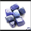 Sztuka i sztuki, rzemiosło prezenty Home Gardennatural Crystal Chakra Kamień 7 sztuk Zestaw Naturalne Kamienie Palm Reiki Healing Crystals Gemstones Yoga Ener