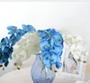 NOUVEAU Réaliste Artificielle Papillon Orchidée fleur Soie Phalaenopsis De Mariage Maison BRICOLAGE Décoration Faux Fleurs gratuit