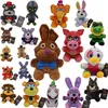 최신 자정 Harem 테디 베어 봉제 장난감 Freddy의 박제 동물에서 18cm 밤 황금 프레디 Fazbear Mangle Foxy Fears Bonnie Chica