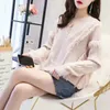 beauty Tassel Sweater Women Loose Plus Size Solid Color V-neck Knitted Bottoming Top Pullover Woman 210514