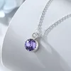 Oceaan hart 925 sterling zilveren ketting wilde sleutelbeen ketting vrouwelijke Oostenrijkse kristal eenvoudige high-end sieraden