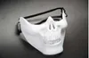 Rolig Paintball PVC Airsoft-masker Skrämmande skelett skallemask Skyddande halloween karneval nyår hög kvalitet 5 färger