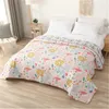 Floral impresso por colcha de letras respiráveis ​​Casa de cama em casa Duvet Duvet Coloque de colcha para adultos Coverlet Cubrecam Capa Colcha complicações colcha