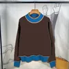 20SS Kadın Tasarımcıları Kadın Sweaters Coats Moda Retro Mektup Jacquard Mürettebat Boyun Jumper Sweatshirt Lüks Hırgalar Knited Womens Kaşmir Kazak Hoodies