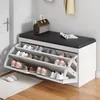 Armadio guardaroba per abbigliamento Scarpiera nordica Ingresso con fasciatoio Armadio per la casa Panca Scarpe Organizzatore Scaffale