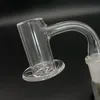 DHL OD 20mm sans soudure Quartz Blender Banger 14mm 18mm 10mm Mâle Femelle Bord Biseauté Entièrement Soudé Bangers Joint Givré Pour Dab Rigs