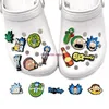 Atacado Cartoon Soft Pvc Croc Shoe Charme Acessórios Decoração Fivela para Tamanco Pulseira Pulseira Lembrancinhas de Festa