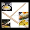 Andra verktyg Kök, matsalsträdgård Drop Delivery 2021 Julkinesisk special Crepe Maker Pancake Batter Träspridare Stick Home