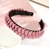 Woman Headband Pu Leather Retro Hair Bands For Women Twist Braided Girls Female Hair Accessories Fashion Head Hoop