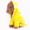 Vêtements pour chiens étanches Puppy Pet Pet Rain Mabinet S-XL Veste arc à capuche Pu Réflexion pour chiens Cat Vêtements nargues