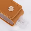 30ml Portable Hand Sanitizer Bottle Keychain Holder Jewelry Cleanser Cosmetic Container Removable Travel Cover 13 colors