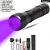 2022 NOUVEAU TORCH URVIOLET UV LED avec fonction de zoom MINI MINI NOIR LIGHT PET URINE STAINS DÉTECTEUR SCORPION CHAOUCLES DE CHAPILLES DE CHALEUR TORCHES