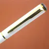 Ballpoint Pens Luxury Quality 801 White Gold Clip Colour Business Office Medium Nib Rollerball Pen