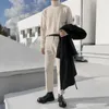 IEFB Mäns Basic Turtleneck Black Beige Kintwear Koreanska Trendiga Base Slim Fashion Långärmad Pullover Tröja för Man 9Y5021 210524