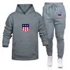 2022 Winte Designer Trainingspakken Heren Herfst Winter Sets Hoodie + Broek Stukken Casual Trainingspak Mannelijke Sportkleding Sportscholen Kleding Zweetpak