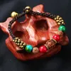 Urok bransoletki w stylu etnicznym Bransoletka dla kobiet czeskie nepalskie koraliki ręcznie tkane wykwintne retro biżuteria kent22