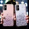 Verloop Glitter Star Phone Cases voor Samsung A52 A72 A51 A71 F62 A42 A32 S20 FE S21 S10 S9 S8 Plus Note 20 10 Soft Cover