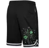 Pantaloncini sportivi da uomo casual ad asciugatura rapida da corsa pantaloni da basket con graffiti larghi pantaloni da beach ball estivi taglie forti