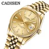 All Gold Luxury CADISEN Men039s Mechanical Watches Business Automatic Watch Men Waterproof Clock Man Relogio Masculino Wristwat8680433