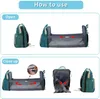 Bolsa de Fraldas Mochila com Mudador Bolsa de Fraldas para Bebês Meninos Meninas com Cama de Viagem Dobrável Grande Capacidade Impermeável H1110