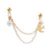 Simple Bird Butterfly Long Chain Dangle Oorbellen voor Dames Geometrische Tassel Piercing Earring Party Jewelry