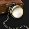 Fashion 37CM Fob Chain Smooth Steel Quartz Pocket Watch Vintage Fast Delivery Watches